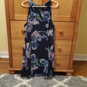 Sleeveless floral dress